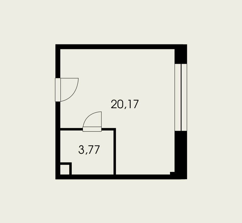 К. пом 23,9 м²