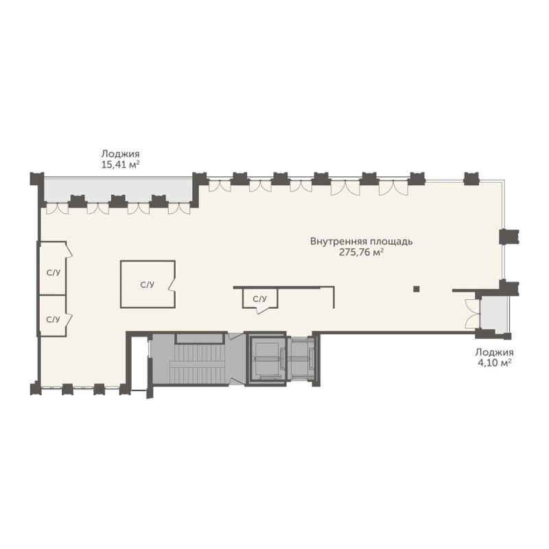 Студия 285,5 м²