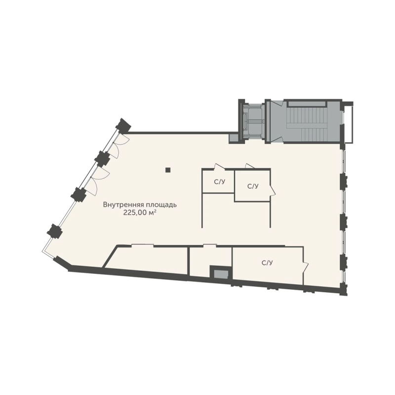 Студия 225 м²