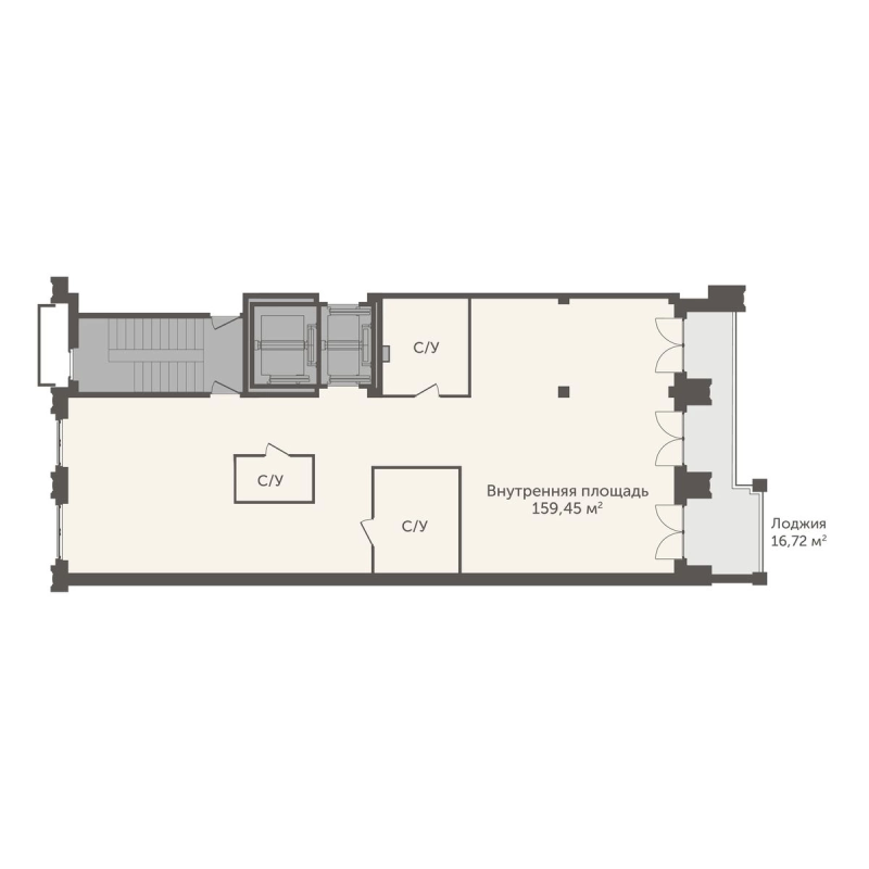Студия 167,8 м²