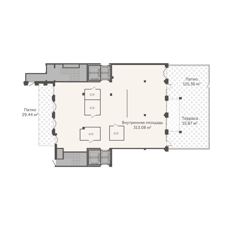 Студия 317,8 м²