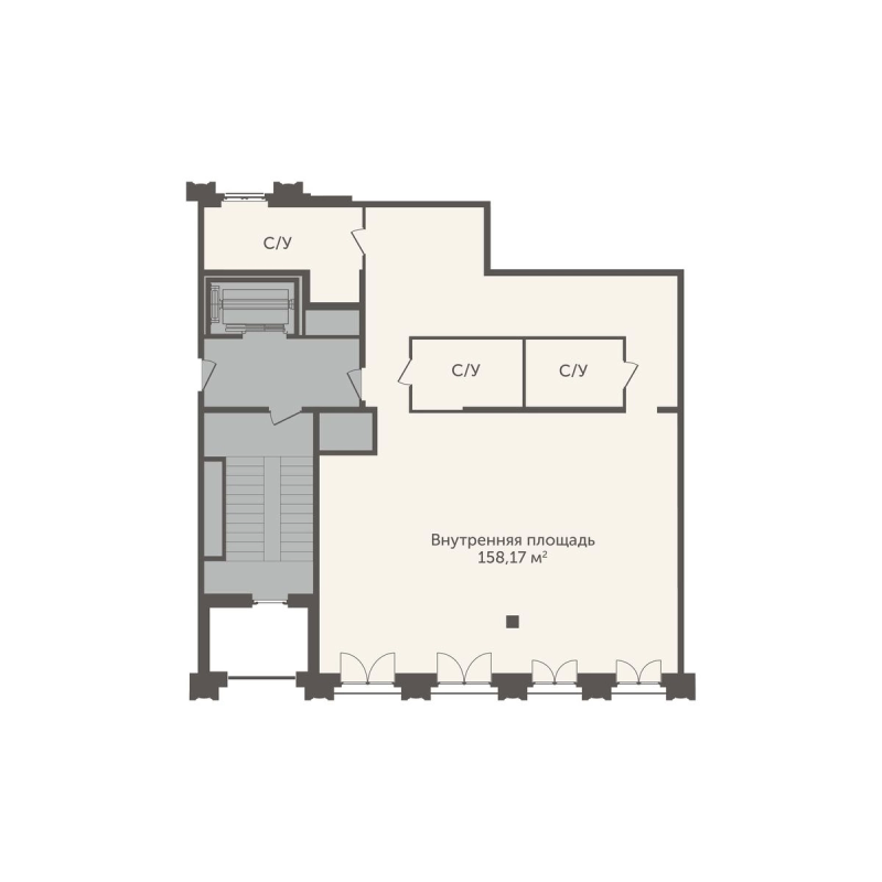 Студия 158,2 м²