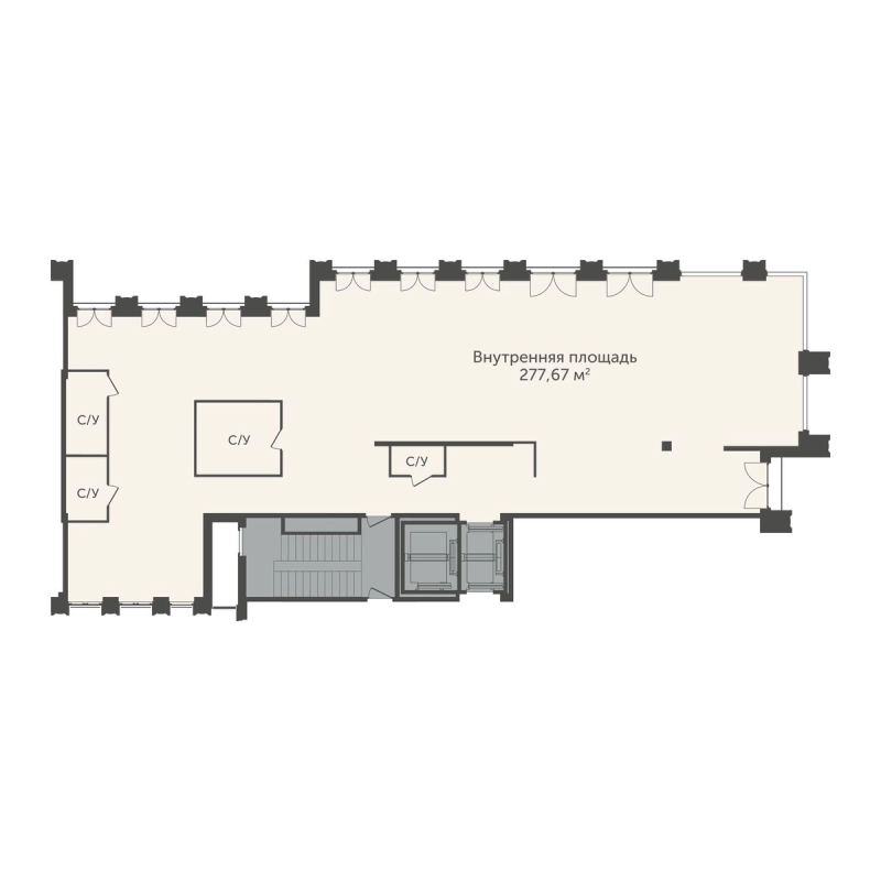 Студия 277,7 м²