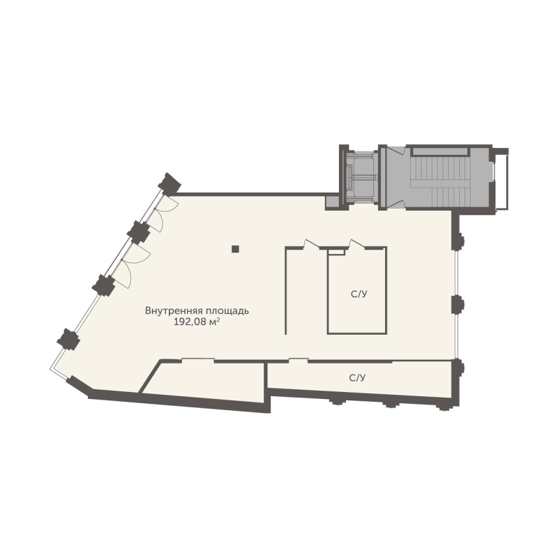 Студия 192,1 м²