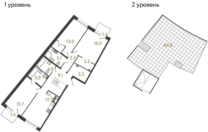 4 ккв (Евро) 100,2 м²