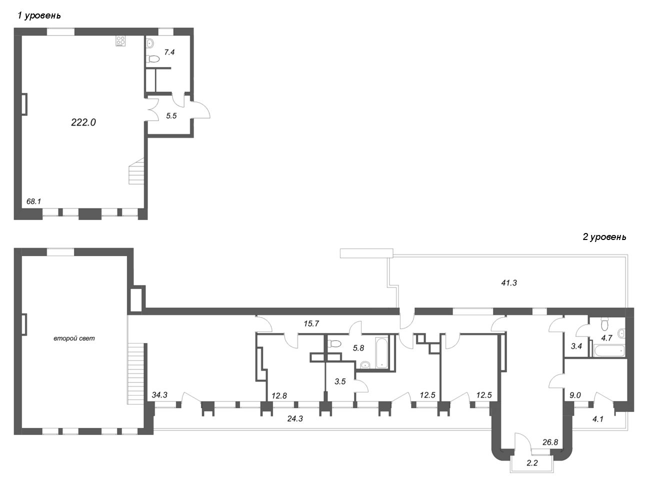 6 ккв (Евро) 222 м²