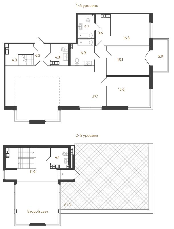 4 ккв (Евро) 150,7 м²