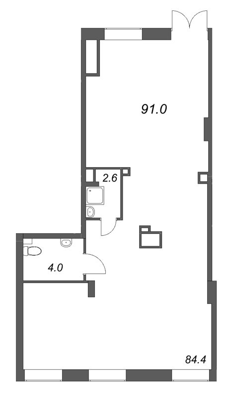 К. пом 93,3 м²