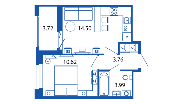 1 ккв 32,9 м²