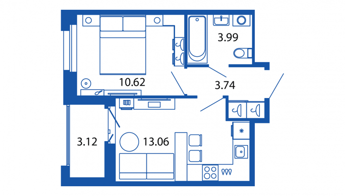 1 ккв 31,4 м²