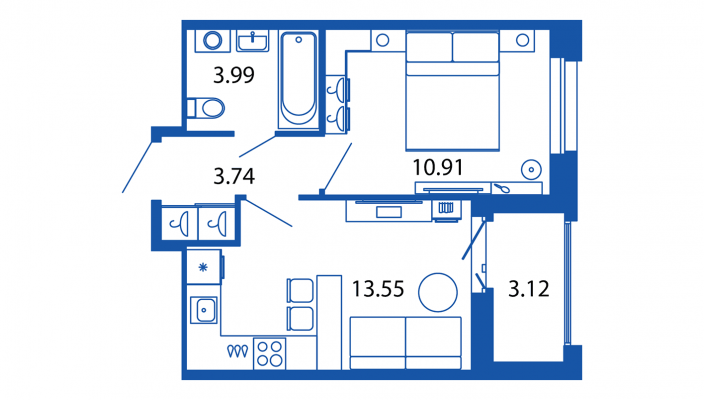 1 ккв 32,2 м²