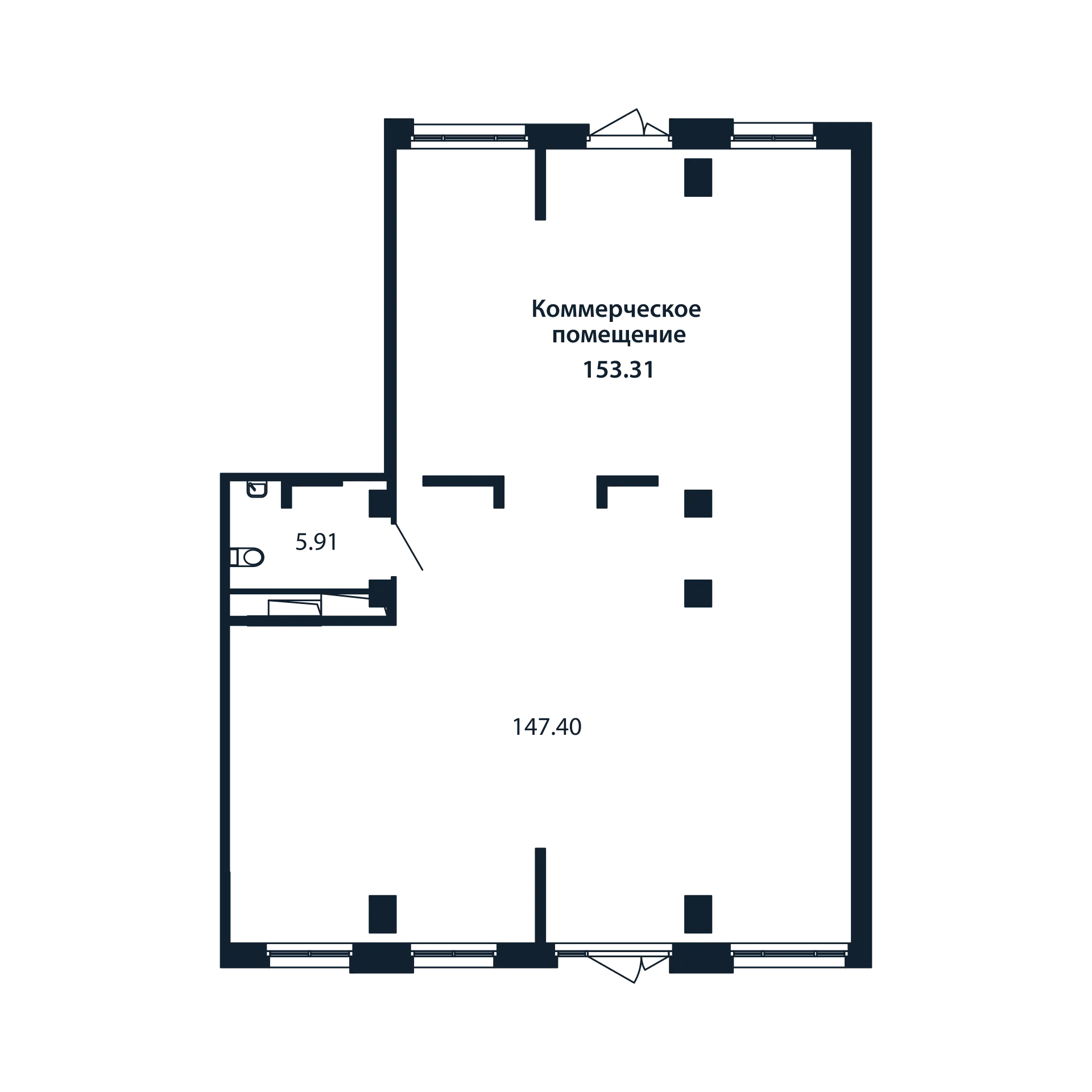К. пом 153,3 м²