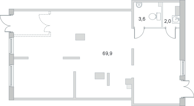 К. пом 75,5 м²