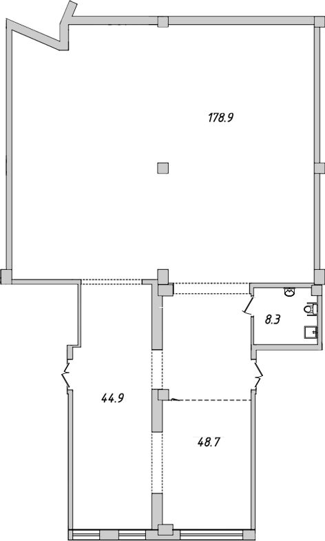 К. пом 280,8 м²