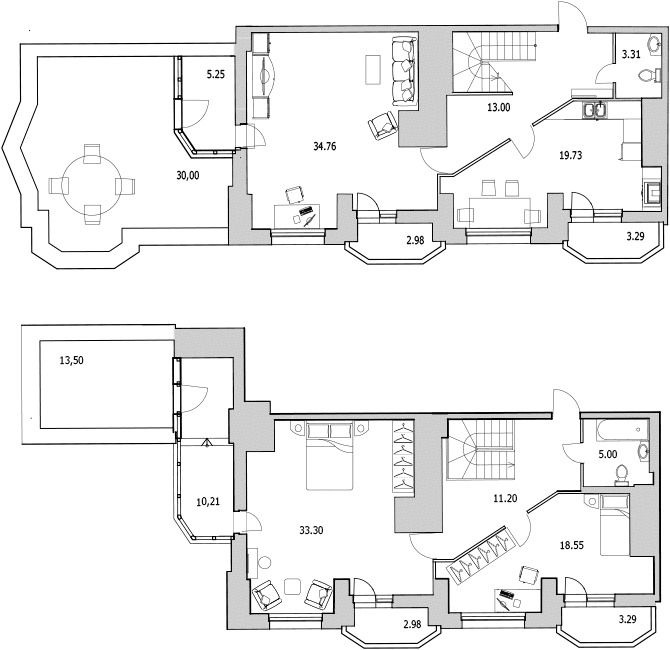 3 ккв 185,4 м²