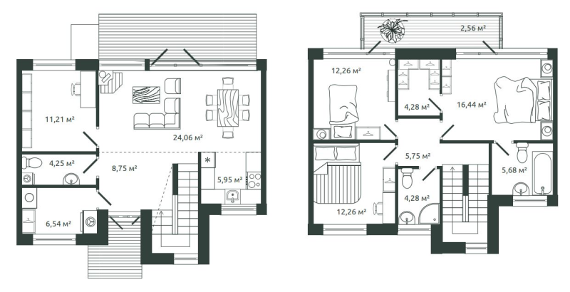 5 ккв (Евро) 124,3 м²