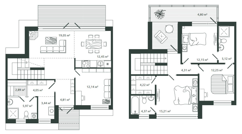 5 ккв (Евро) 127,2 м²