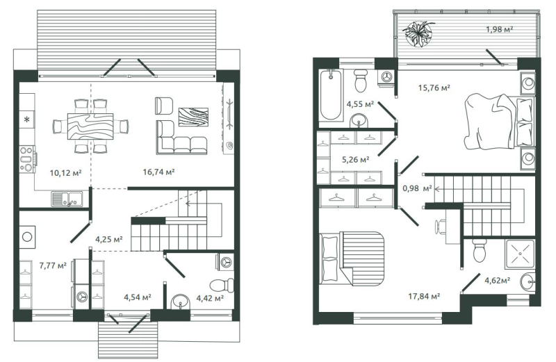 3 ккв (Евро) 98,8 м²