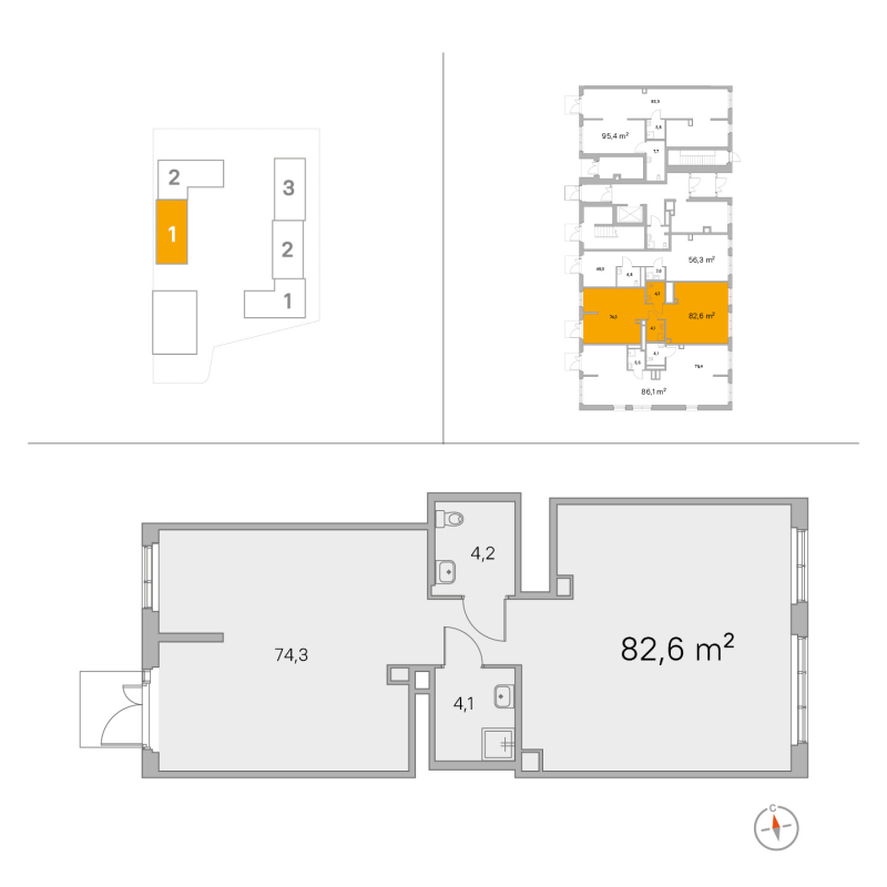 К. пом 82,6 м²