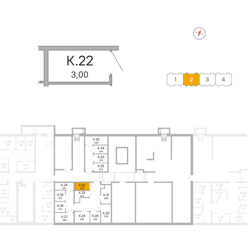 Кладовка 3 м²