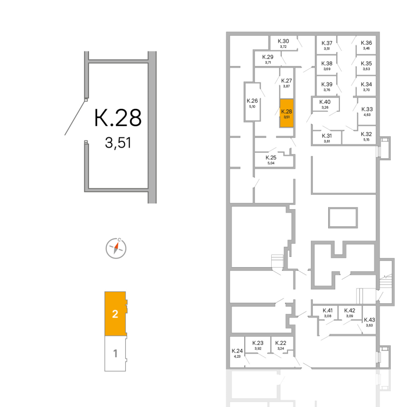 Кладовка 3,5 м²