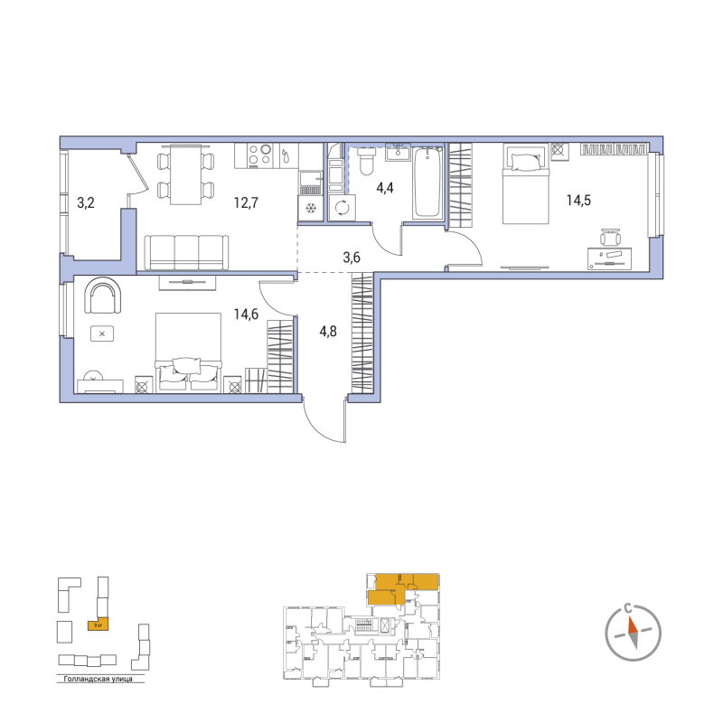 2 ккв 56,2 м²