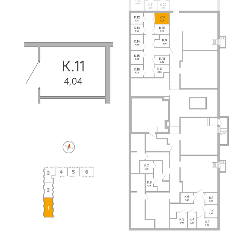 Кладовка 4 м²